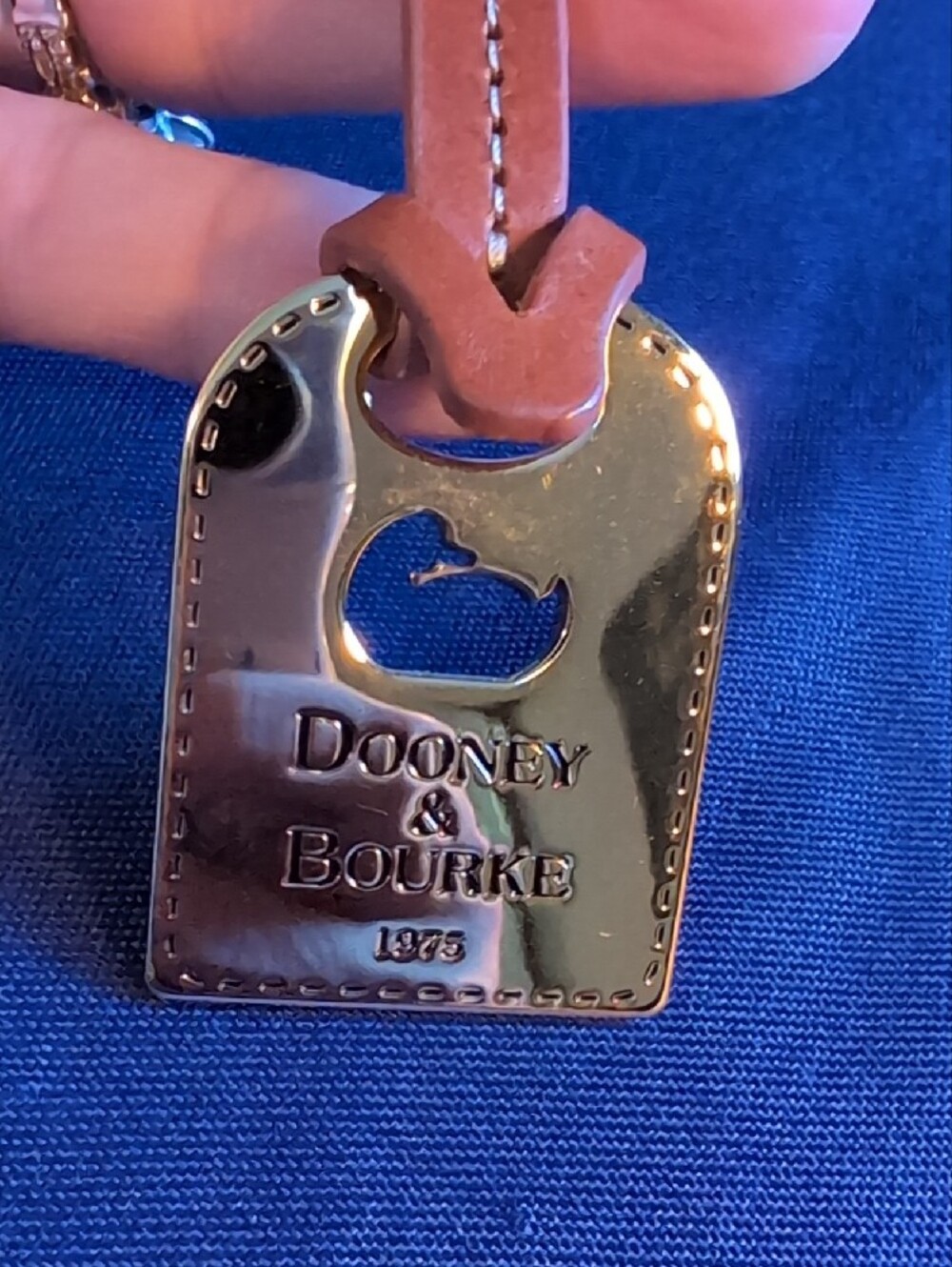 Dooney & Bourke Leather Key Charm - Picture 2 of 6